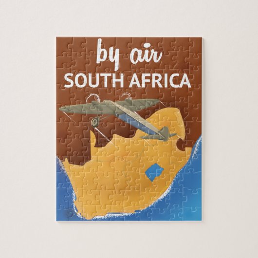 Zuid-Afrika vintage reisposter Legpuzzel (Verticaal)