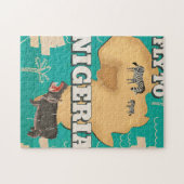 Zuid-Afrika Vintage Travel poster Legpuzzel (Horizontaal)