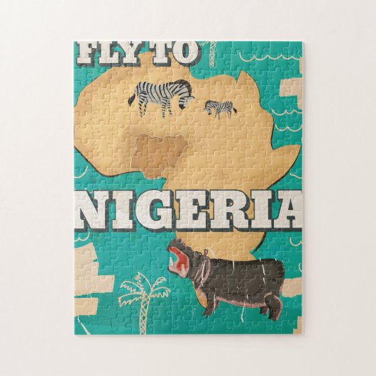 Zuid-Afrika Vintage Travel poster Legpuzzel (Verticaal)
