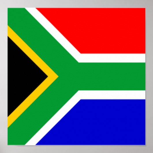 Zuid-Afrika Vlag Afrikaans land Home Pride Poster (Voorkant)