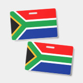 Zuid-Afrika Vlag Badge (Voor- en achterkant)
