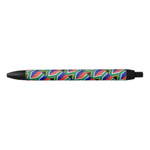 Zuid-Afrika Vlag Balpen Zwarte Inkt Pen