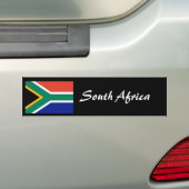 Zuid-Afrika vlag bumpersticker 2 (Op auto)