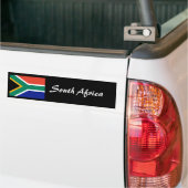Zuid-Afrika vlag bumpersticker 2 (Op Truck)
