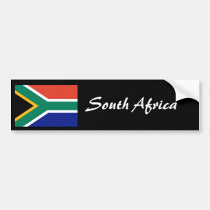 Zuid-Afrika vlag bumpersticker 2