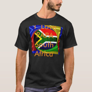 Zuid-Afrika Vlag: Dynamisch wervelmotief T-shirt