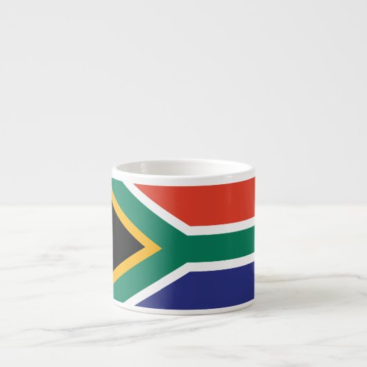 Zuid-Afrika vlag Espresso Kop (Voorkant)