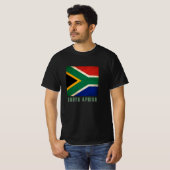 ZUID-AFRIKA vlag, in Grunge, Design 2021 - T-shirt (Voorkant volledig)