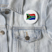 Zuid-Afrika Vlag Knop Ronde Button 5,7 Cm (In situ)