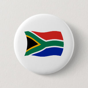 Zuid-Afrika Vlag Knop Ronde Button 5,7 Cm