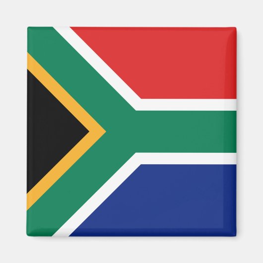 Zuid-Afrika Vlag Magnet Magneet (Voorkant)