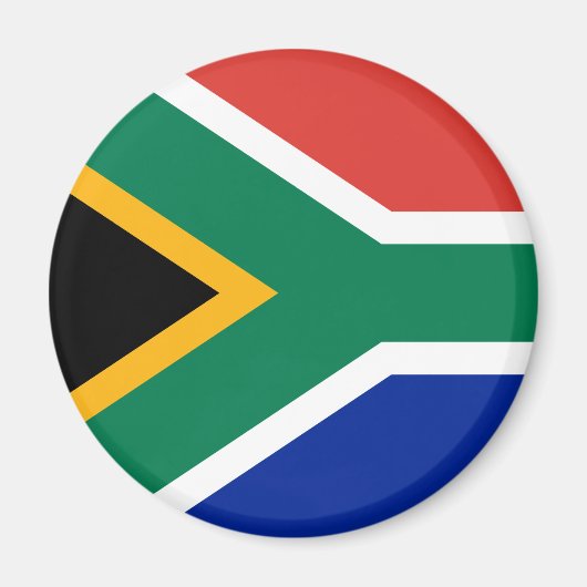 Zuid-Afrika Vlag Magnet Magneet (Voorkant)