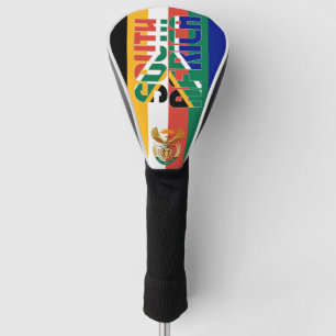 Zuid-Afrika Vlag Prachtig Patriottisch Golfheadcover