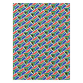 ZUID-AFRIKA Vlag Stijlvolle Patriottische Geometri Tafelkleed (Voorkant)