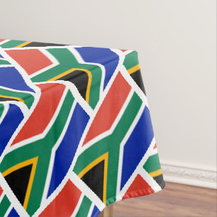 ZUID-AFRIKA Vlag Stijlvolle Patriottische Geometri Tafelkleed