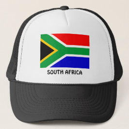 Zuid-Afrika: vlag van Zuid-Afrika Trucker Pet