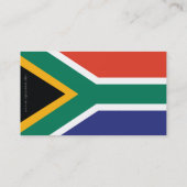 Zuid-Afrika vlag Visitekaartje (Achterkant)