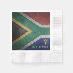 Zuid-Afrika vlaggen van wapens Servet
