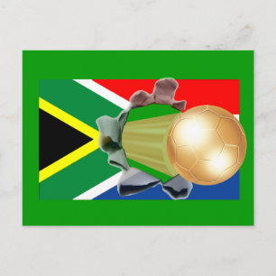 Zuid-Afrika Voetbal Briefkaart