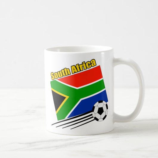 Zuid-Afrika Voetbalteam Koffiemok (Rechts)