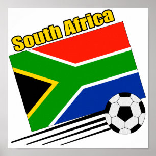 Zuid-Afrika Voetbalteam Poster