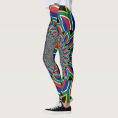 Zuid-Afrika vrouwen mode multi-kleuren design Leggings (Links)