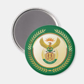 Zuid-Afrika Wapen Magneet (Voorkant / Achterkant)