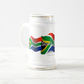 Zuid-Afrika Wavevlag Bierpul (Voorkant links)