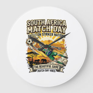 Zuid-Afrika Wedstrijd Dag Skelet Aanvaller Naties Grote Klok