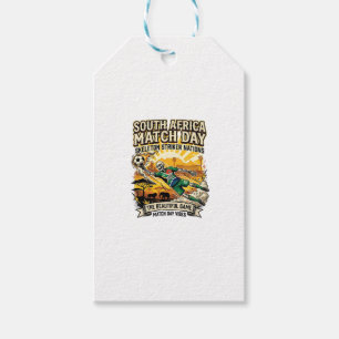 Zuid-Afrika Wedstrijddag Skeleton Striker Landen H Cadeaulabel