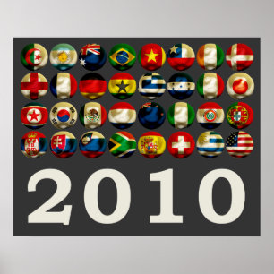 Zuid-Afrika Wereld 2010 Poster
