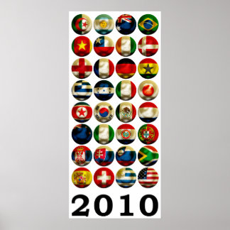 Zuid-Afrika Wereld 2010 Poster