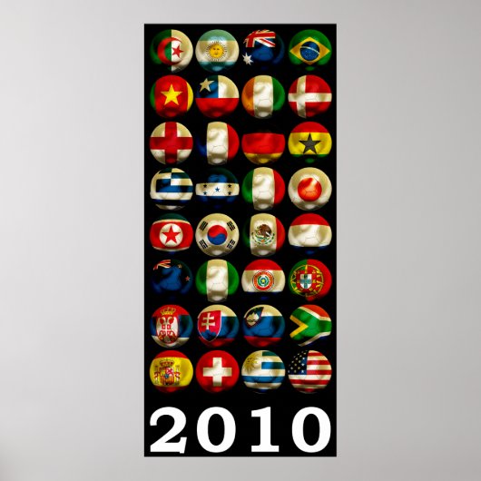 Zuid-Afrika Wereld 2010 Poster (Voorkant)