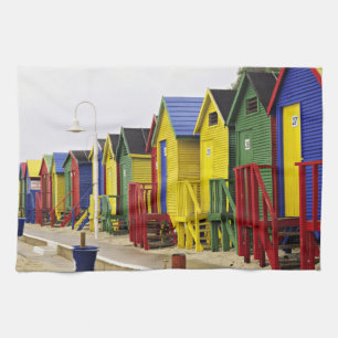 Zuid-Afrika, West-Kaap, St James. Kleurrijk Theedoek