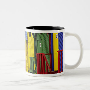 Zuid-Afrika, West-Kaap, St James. Kleurrijk Tweekleurige Koffiemok