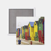 Zuid-Afrika, Western Kaapje, St James. Kleurrijk Magneet (Voorkant / Achterkant)