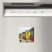 Zuid-Afrika, Western Kaapje, St James. Kleurrijk Magneet (Insitu (Vaatwasser))