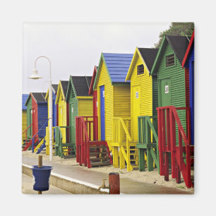 Zuid-Afrika, Western Kaapje, St James. Kleurrijk Magneet