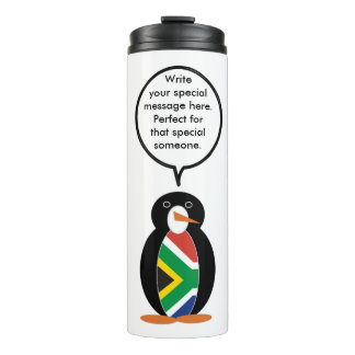 Zuid-Afrika Wilde Dieren Pinguïn Persoonlijk Gesch Thermosbeker