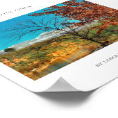 Zuid-Afrika winterherfst Poster sneeuw (Hoek)