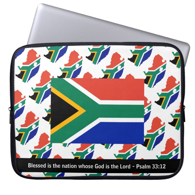 ZUID-AFRIKA - Zachte Natie Laptop Sleeve (Voorkant)