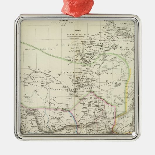 Zuid-Afrika - Zuid-Afrika Metalen Ornament (Voorkant)