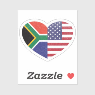 Zuid-Afrika Zuid-Afrika VS Amerika Sticker