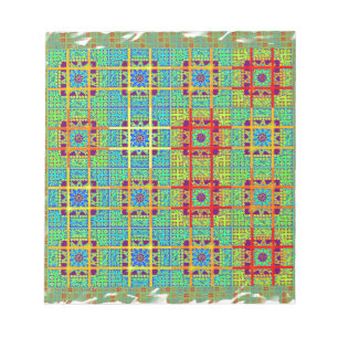 Zuid-Afrikaans Etnisch Tribaal Patroon Art Design Notitieblok