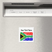 Zuid-Afrikaans Slang Magnet Sjabloon Magneet (Insitu (Vaatwasser))