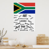 Zuid-Afrikaans Slang Poster (Keuken)