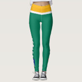 Zuid-Afrikaanse Leggings | Mini Flag (Voorkant)