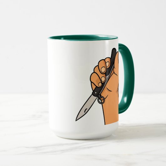 Zuid-Afrikaanse Okapi Kudu Piper-ing Hot Mok (Voorkant rechts)