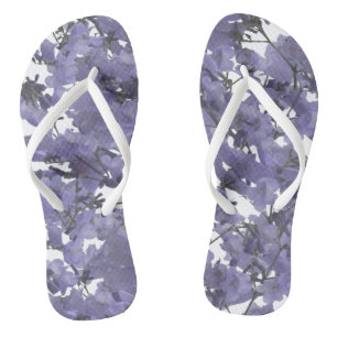 Zuid-Afrikaanse Paarse Jacaranda Flowers Teenslipp Teenslippers