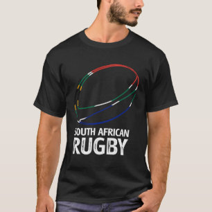 Zuid-Afrikaanse rugby bokke Zuid-Afrika vlag T-shirt